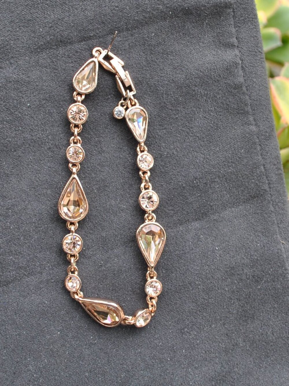 Givenchy rose-gold crystal bracelet